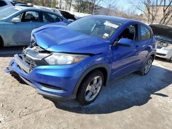 Salvage cars for sale at North Billerica, MA auction: 2018 Honda HR-V LX