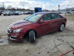 Salvage cars for sale at Lawrenceburg, KY auction: 2015 Chevrolet Cruze LTZ