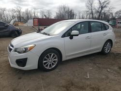 2012 Subaru Impreza Premium en venta en Baltimore, MD