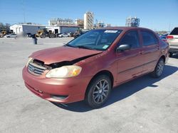 Salvage cars for sale at New Orleans, LA auction: 2003 Toyota Corolla CE