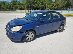 Salvage cars for sale at Fort Pierce, FL auction: 2007 Hyundai Accent GLS