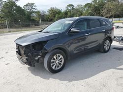 Salvage cars for sale at Fort Pierce, FL auction: 2017 KIA Sorento LX