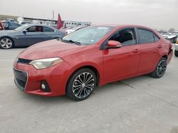 Salvage cars for sale at Grand Prairie, TX auction: 2014 Toyota Corolla L