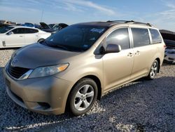 Salvage cars for sale at Taylor, TX auction: 2011 Toyota Sienna LE