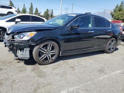 Salvage cars for sale at Rancho Cucamonga, CA auction: 2017 Honda Accord Sport