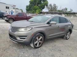 Carros salvage a la venta en subasta: 2017 Lincoln MKC Premiere