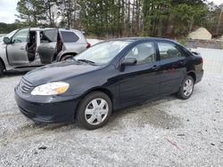 Salvage cars for sale at Fairburn, GA auction: 2003 Toyota Corolla CE