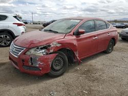 Salvage cars for sale at Tucson, AZ auction: 2014 Nissan Sentra S