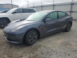 Salvage cars for sale at Ellenwood, GA auction: 2022 Tesla Model 3