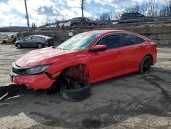 Salvage cars for sale at Marlboro, NY auction: 2020 Honda Civic LX