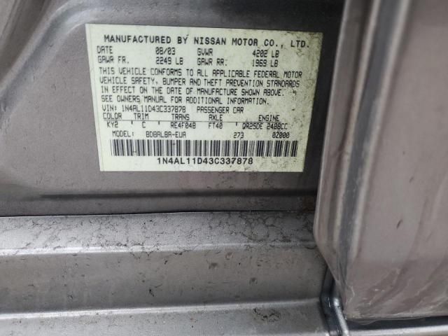 2003 Nissan Altima Base