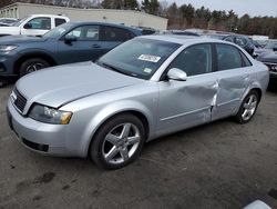 Salvage cars for sale at Exeter, RI auction: 2005 Audi A4 3.0 Quattro