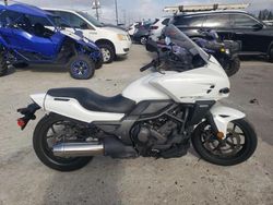 Salvage motorcycles for sale at Sun Valley, CA auction: 2015 Honda CTX700 D