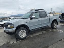 Salvage trucks for sale at Sun Valley, CA auction: 2003 Ford F150 Supercrew