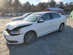 Salvage cars for sale at Mendon, MA auction: 2013 Volkswagen Jetta SEL