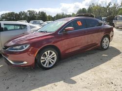 Chrysler salvage cars for sale: 2017 Chrysler 200 Limited