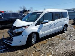 Salvage cars for sale at Chicago Heights, IL auction: 2016 Ford Transit Connect Titanium