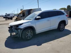 Salvage cars for sale at Miami, FL auction: 2017 Toyota Highlander SE