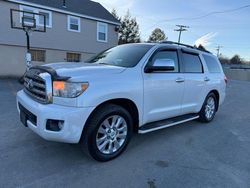 Salvage cars for sale at North Billerica, MA auction: 2008 Toyota Sequoia Platinum