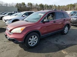 Salvage cars for sale at Exeter, RI auction: 2008 Honda CR-V EX