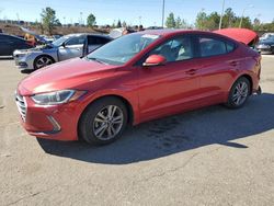 Salvage cars for sale at auction: 2017 Hyundai Elantra SE