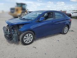 Salvage cars for sale at Houston, TX auction: 2016 Hyundai Accent SE