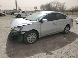 Salvage cars for sale at Oklahoma City, OK auction: 2017 Nissan Sentra S