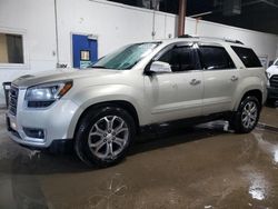 Salvage cars for sale at Blaine, MN auction: 2013 GMC Acadia SLT-1