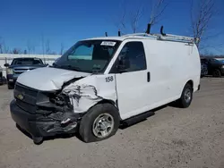 Salvage trucks for sale at Angola, NY auction: 2015 Chevrolet Express G2500