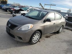 Salvage cars for sale at Kansas City, KS auction: 2013 Nissan Versa S