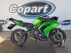 Salvage motorcycles for sale at Grand Prairie, TX auction: 2015 Kawasaki EX650 E