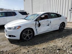 Salvage cars for sale at Windsor, NJ auction: 2015 Ford Fusion Titanium