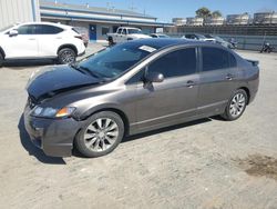 Salvage cars for sale at Tulsa, OK auction: 2009 Honda Civic EXL