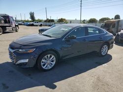 Salvage cars for sale at Miami, FL auction: 2022 Chevrolet Malibu LT