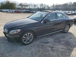 Salvage cars for sale at Charles City, VA auction: 2016 Mercedes-Benz C300