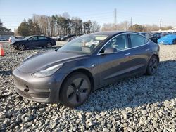 Salvage cars for sale at Mebane, NC auction: 2018 Tesla Model 3