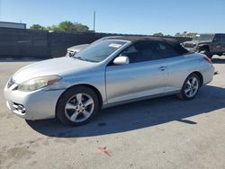 Salvage cars for sale at Orlando, FL auction: 2007 Toyota Camry Solara SE