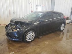 Salvage cars for sale at Franklin, WI auction: 2014 Ford Focus Titanium