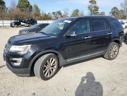 Salvage cars for sale at Hampton, VA auction: 2016 Ford Explorer Limited