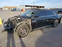 Lincoln Continental Vehiculos salvage en venta: 2017 Lincoln Continental Select