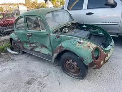 Salvage cars for sale at Arcadia, FL auction: 1971 Volkswagen Beetle