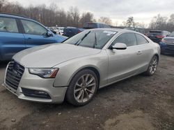 Salvage cars for sale at East Granby, CT auction: 2013 Audi A5 Premium Plus