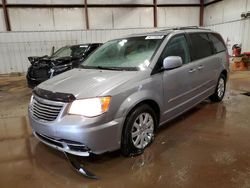 Salvage cars for sale at Lansing, MI auction: 2014 Chrysler Town & Country Touring