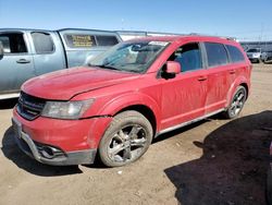 Salvage cars for sale at Brighton, CO auction: 2017 Dodge Journey Crossroad