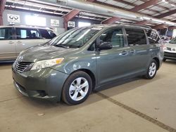 Salvage cars for sale at East Granby, CT auction: 2011 Toyota Sienna LE