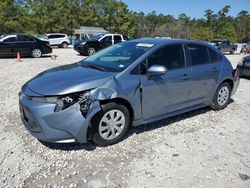 Salvage cars for sale at Houston, TX auction: 2022 Toyota Corolla L