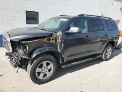 Salvage cars for sale at Farr West, UT auction: 2015 Toyota Sequoia SR5