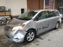 Carros salvage sin ofertas aún a la venta en subasta: 2017 Toyota Sienna LE