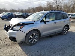 Salvage cars for sale at Ellwood City, PA auction: 2018 Subaru Forester 2.5I Premium