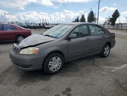 Salvage cars for sale from Copart Rancho Cucamonga, CA: 2007 Toyota Corolla CE